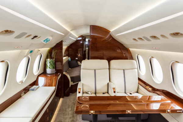Privatjet Innenraum