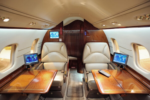 Privatjet Interieur