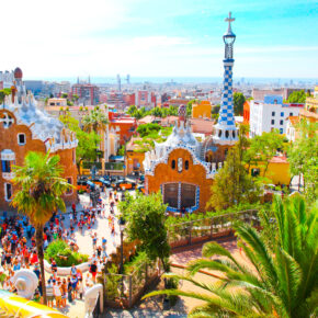 Spanien Barcelona Antoni Gaudi Park Guell