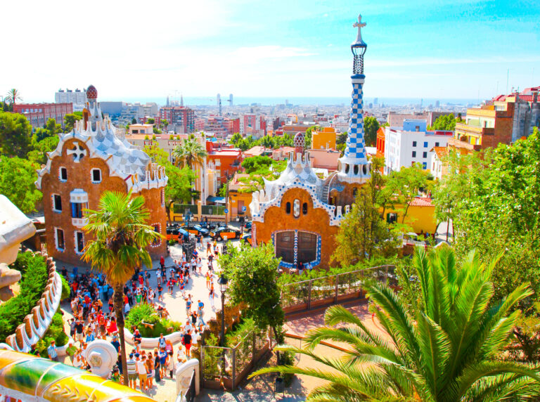 Spanien Barcelona Antoni Gaudi Park Güell
