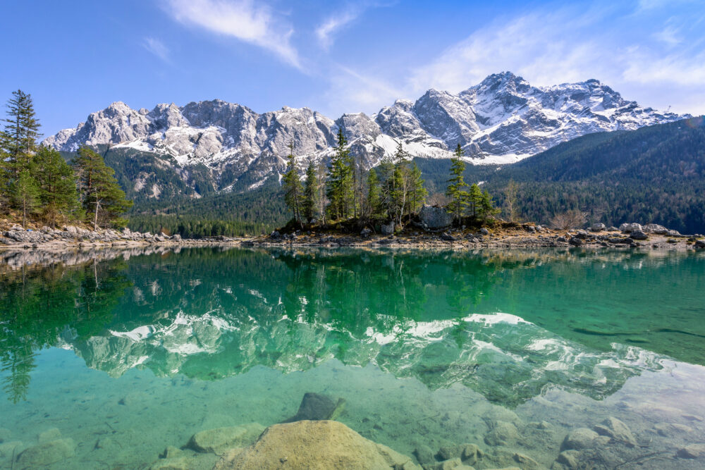 Deutschland Bayern Eibsee Garmisch Pattenkirchen