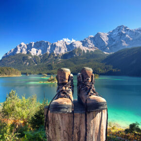 Deutschland Bayern Eibsee Schuhe