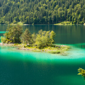 Deutschland Bayern Eibsee Wetterstein