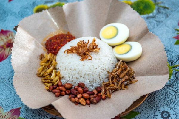 Indonesien Essen Nasi Lemak