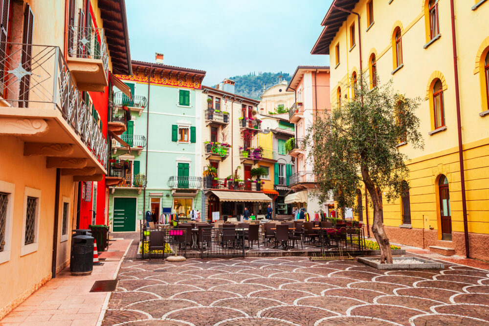 Italien Gardasee Malcesine Altstadt