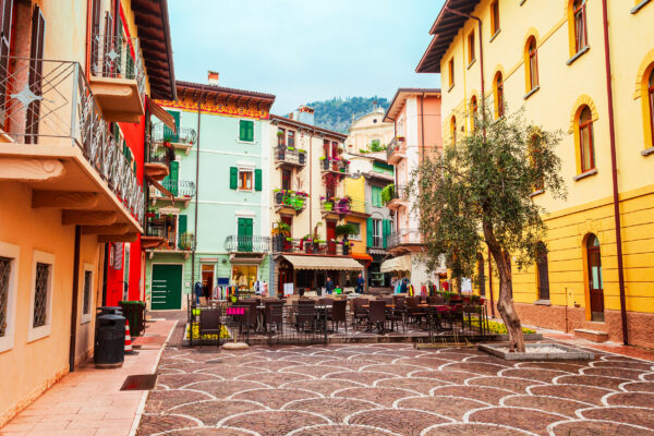 Italien Gardasee Malcesine Altstadt