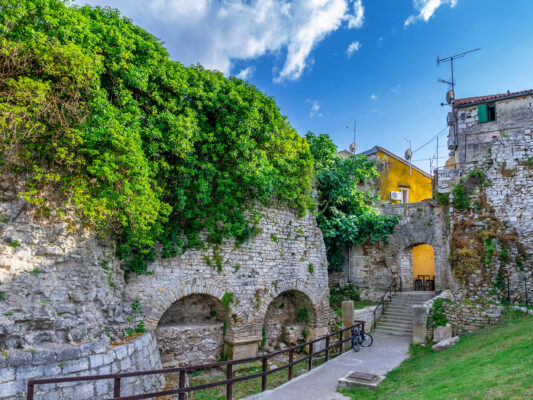 Kroatien Porec Stadtmauer