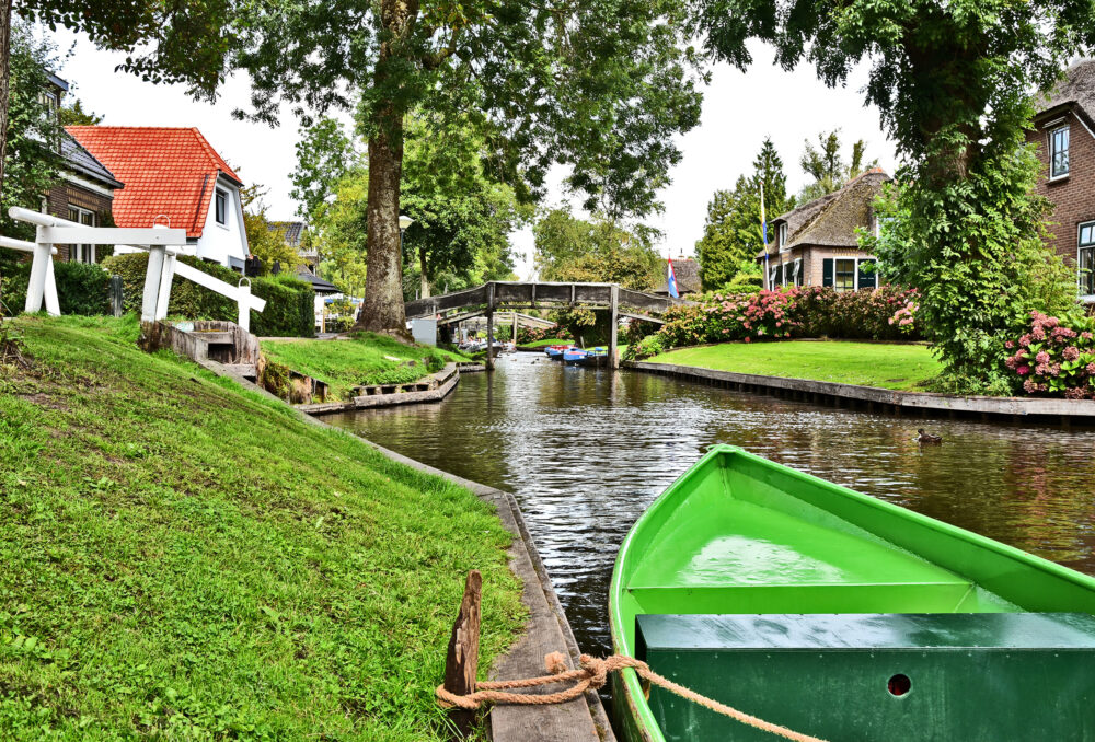 Niederlande Giethoorn Canal