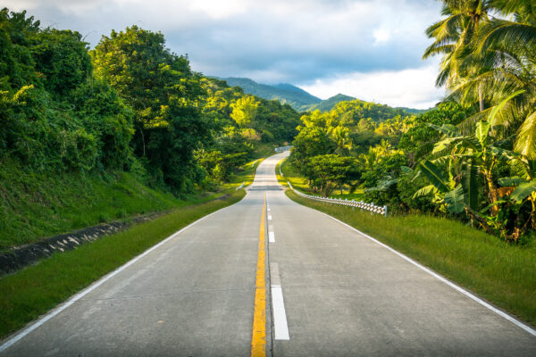 Philippinen Backpacking Palawan Straße