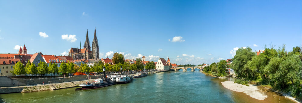 Regensburg Skyline Panorama