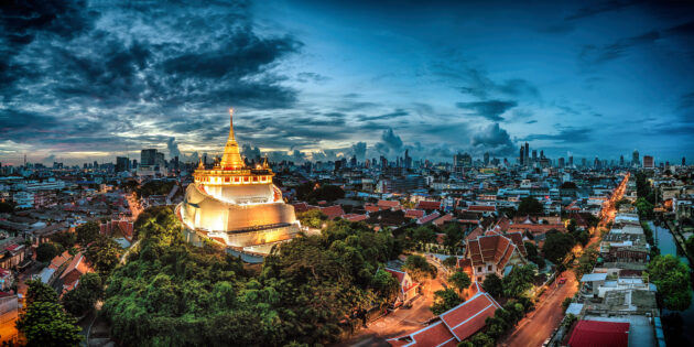 Thailand Bangkok Wat Saket