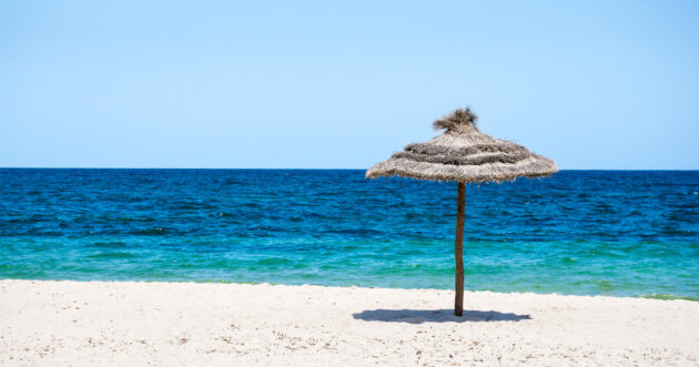 Tunesien Parasol Beach Sonnenschutz