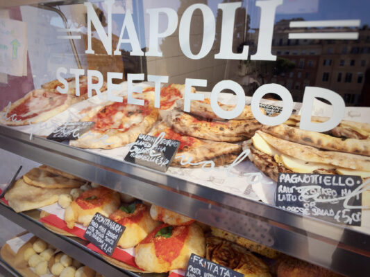 Italien Neapel Street Food Pizza