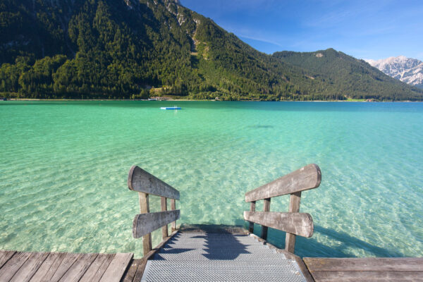 Oesterreich Tirol Achensee Holztreppe