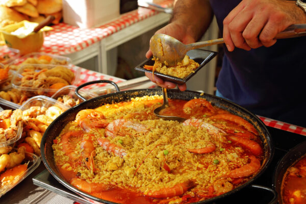 Spanien Barcelona Paella