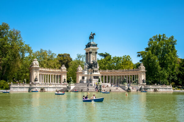 Spanien Madrid Park Del Retiro