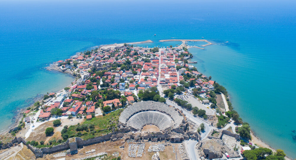 Türkei Side von oben