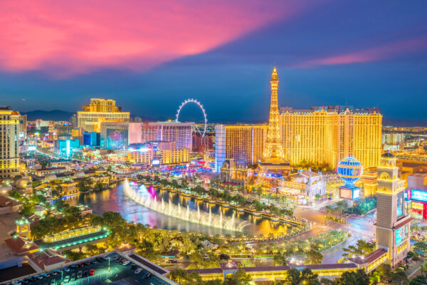 USA Las Vegas Strip bei Nacht