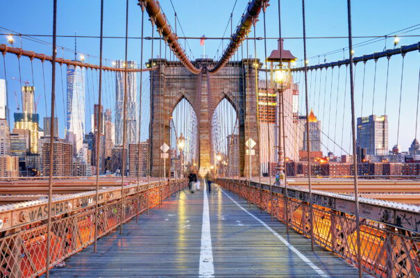 USA New York Brooklyn Bridge
