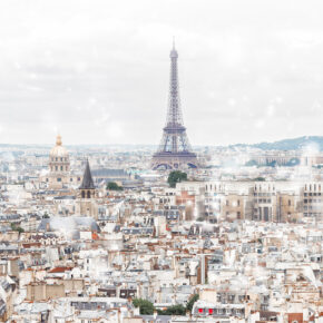 Frankreich Paris Skyline Eiffelturm Winter