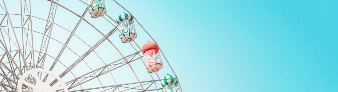 Freizeitpark Riesenrad Panorama Neu 1100