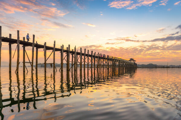 Myanmar Mandalay U-Bein Bridge