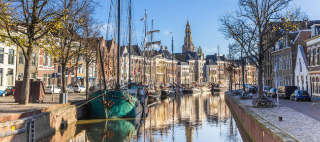 Niederlande Groningen Gracht