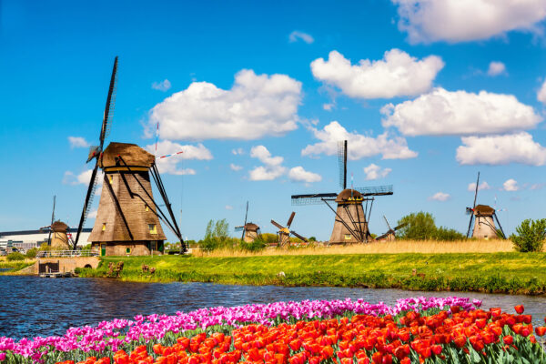 Niederlande Rotterdam Kinderdijk Wundmühlen