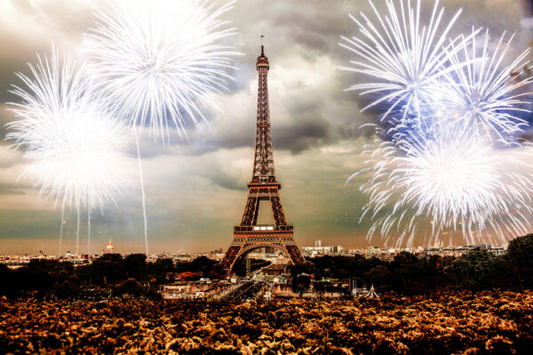 Frankreich Paris Eiffelturm Silvester