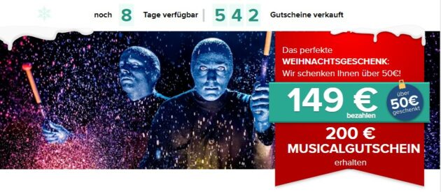 Musical Gutschein Spart 51 Auf Eure Musicalreise Urlaubstracker De