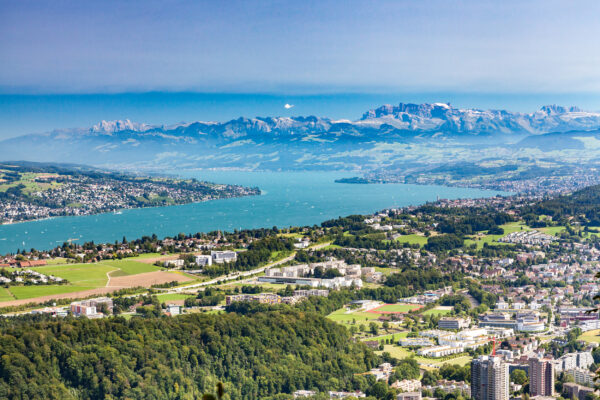 Schweiz Zürich Uetliberg Aussicht