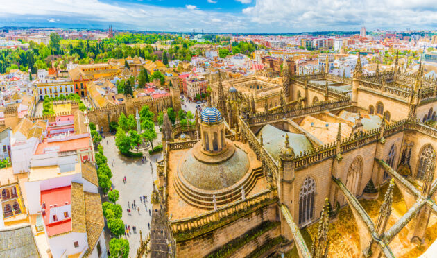 Spanien Sevilla von oben