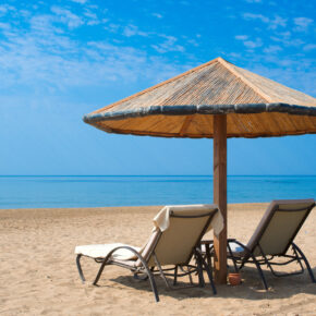 Türkei Strand Sonnenliegen