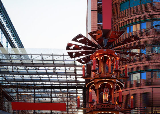 Deutschland Berlin Weihnachtsmarkt Potsdamer Platz