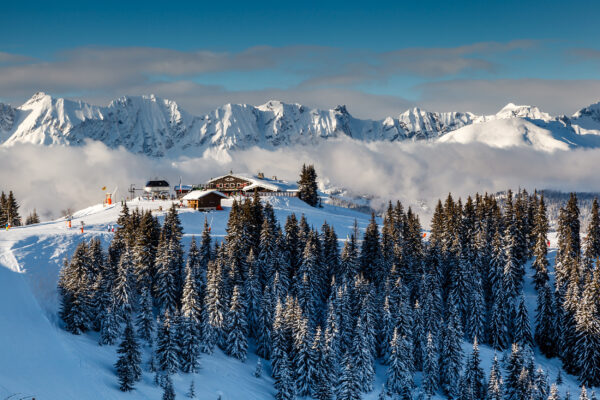 Frankreich Megeve Ausblick