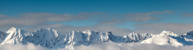 Frankreich Megeve Ausblick Panorama