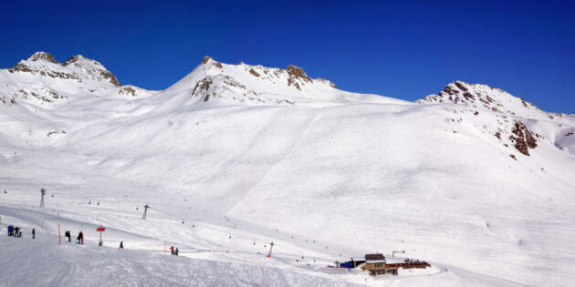 Schweiz St Moritz Skifahren
