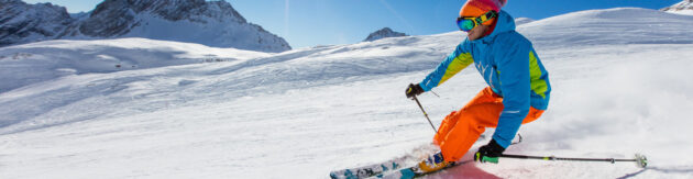 Skifahren Sonnenschein Panorama