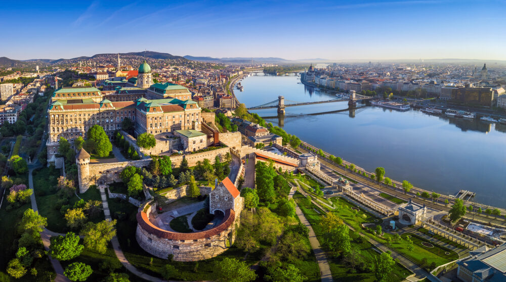 Ungarn Budapest Burgberg oben