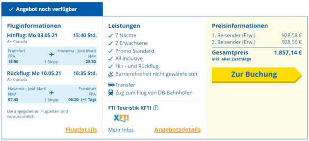 7 e Kuba Im 4 Hotel Mit All Inclusive Flug Transfer Nur 929 Urlaubstracker De