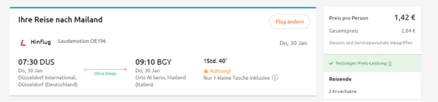 Sale Fluge Mit Laudamotion Zu Verschiedenen Destinationen Schon Fur 1 Urlaubstracker De