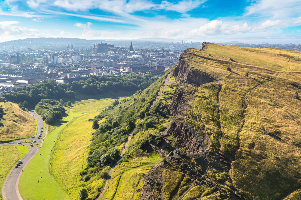 Schottland Edinburgh Arthus Seat