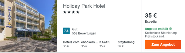 8 Tage Goldstrand