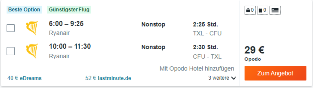 8 Tage Korfu
