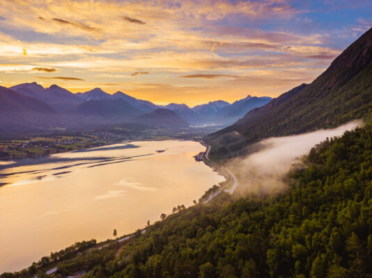 Norwegen Romsdalsfjord