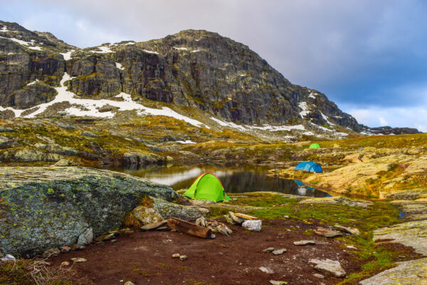 Norwegen Trolltunga Camping