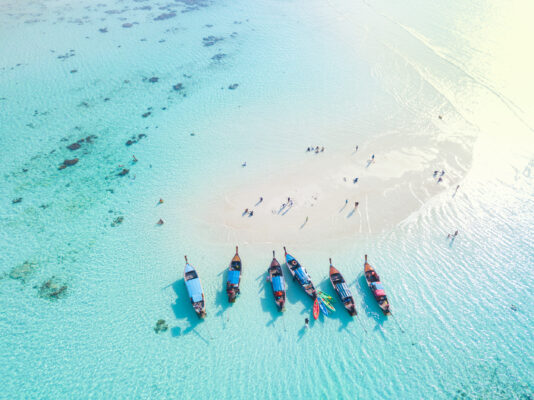 Thailand Phuket Meer Boote