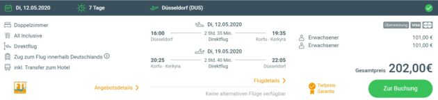 7 tage korfu