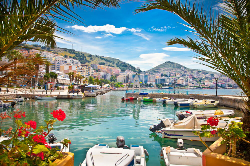 Albanien Saranda Hafen