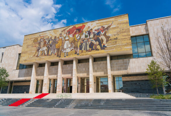 Albanien Tirana Historisches Nationalmuseum